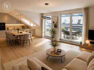 Exklusive Dachgeschosswohnung mit hochwertiger Generalsanierung nahe ( 5 min Spaziergang ) der Alten Donau 1220 Wien, 429000 €, Immobilien-Wohnungen in 1220 Donaustadt