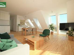 Wohnen in Grünruhelage von Süßenbrunn - Moderne Wohnung mit privater Dachterrasse! S-Bahn S1 in Gehweite! Luftwärmepumpe !, 1499 €, Immobilien-Wohnungen in 1220 Donaustadt