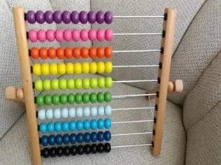 GROßE (3329cm) Holz Kugel Rechenmaschine/Abrakus,Volksschule/Kindergarten,FIXPREIS 7€ (Neupreis 20€)/NUR SELBSTABHOLUNG,23 Bez,KEIN Versand
