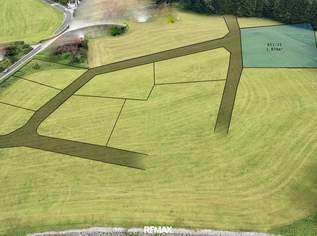 Voll erschlossener 1.074 m² Baugrund mit traumhaftem Ausblick in ruhiger & grüner Lage!, 205000 €, Immobilien-Grund und Boden in 4441 Wanzenöd