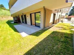Barfuß ins Gras. Direkt vom Wohnzimmer aus. Den Sommer bereits im eigenen Garten verbringen! TOP Neubauwohnung mit viel Freiraum! Traumhafter Eigengarten + 3 Zimmer + Grün wohin das Auge reicht + Luftwärmepumpe!, 400500 €, Immobilien-Wohnungen in 2391 Gemeinde Kaltenleutgeben