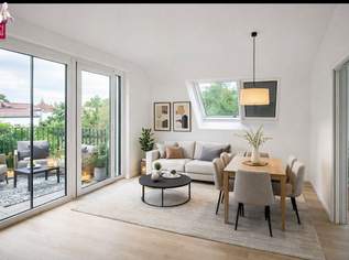 Erstbezug | Moderne 3-Zimmer Wohnung 59 m² | Terrasse & Balkon | Nähe Lobau & Mühlwasser | 1220 Wien, 498000 €, Immobilien-Wohnungen in 1220 Donaustadt