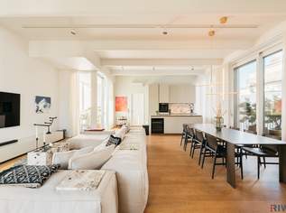 SEIDENGASSE meets NEW YORK - außergewöhnliches Designer-Loft mit Balkon und Loggia sowie 2x Tiefgaragenplätze im Haus, 2690000 €, Immobilien-Wohnungen in 1070 Neubau