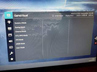 Gaming Monitor ASUS VG248QG 1080p 24Zoll 165Hz Freesync G-Sync-Compatible Gaming Monitor ASUS VG248QG 1080p 24Zoll 165Hz Freesync G-Sync-Compatible
