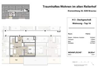 Charmante Dachgeschosswohnung mit Balkon – Ideal für Anleger!, 150000 €, Immobilien-Wohnungen in 5280 Braunau am Inn