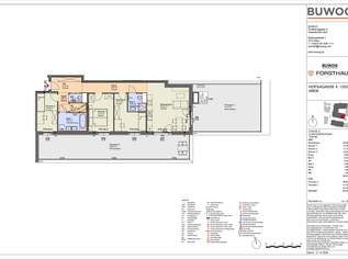 "FORSTHAUS" - 4 Zimmer Dachgeschoß im Neubau Erstbezug mit 99m² Terrasse, 664000 €, Immobilien-Wohnungen in 1200 Brigittenau "FORSTHAUS" - 4 Zimmer Dachgeschoß im Neubau Erstbezug mit 99m² Terrasse, 664000 €, Immobilien-Wohnungen in 1200 Brigittenau