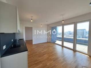 Wohnen über den Dächern von Linz - KOMPAKTE 2 Zi-Wohnung mit Blick zur GRÜNEN MITTE!, 829.01 €, Immobilien-Wohnungen in Oberösterreich