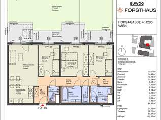 "WOHNEN NÄHE DONAUKANAL" - GARTENWOHNUNG mit 4 Zimmern - Ertbezug, 603000 €, Immobilien-Wohnungen in 1200 Brigittenau "WOHNEN NÄHE DONAUKANAL" - GARTENWOHNUNG mit 4 Zimmern - Ertbezug, 603000 €, Immobilien-Wohnungen in 1200 Brigittenau