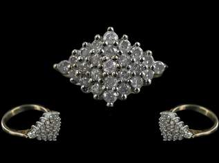 Goldring mit 1ct Diamanten/ 25 Stück/ Preis im Laden über 3000 Euro , 1499 €, Kleidung & Schmuck-Accessoires, Uhren, Schmuck in Bulgarien