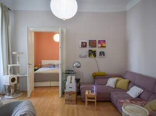 Ruhelage: Schöner 2-Zimmer-Altbau mit Blick in den grünen Hinterhof, 299000 €, Immobilien-Wohnungen in 1030 Landstraße