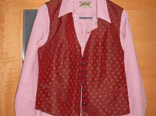 Trachtenbluse mit Trachtengilet - seidenoptik, 13 €, Kleidung & Schmuck-Damenkleidung in 9800 Spittal an der Drau
