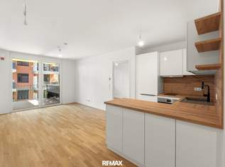 Erstbezug in Kagran! Moderne 2-Zimmer-Wohnung mit Balkon | Fitnessraum & Dachterrasse, 374900 €, Immobilien-Wohnungen in 1220 Donaustadt
