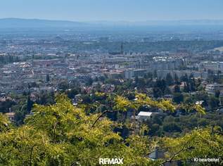 Panoramablick der begeistert - entzückendes Grundstück am Schafberg, 549000 €, Immobilien-Grund und Boden in 1180 Währing