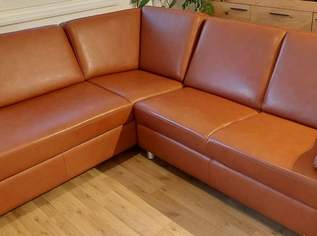 Wohnlandschaft Sitzecke SEDDA Echtleder Cognac, 950 €, Haus, Bau, Garten-Möbel & Sanitär in 1120 Meidling