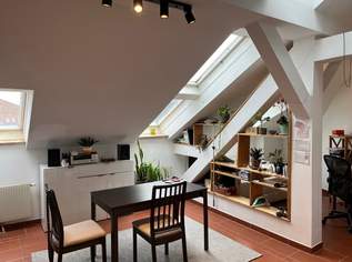 Müllnergasse - DG-Garconniere mit abgetrenntem Schlafbereich und Wohnküche, 1000 €, Immobilien-Wohnungen in 1090 Alsergrund