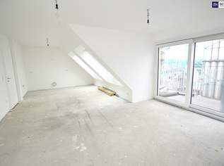 Genießen Sie den Weitblick über die Dächer Wiens – 3-Zimmer-Dachgeschosswohnung mit sonnigem Balkon - nahe Hauptbahnhof, 499000 €, Immobilien-Wohnungen in 1100 Favoriten
