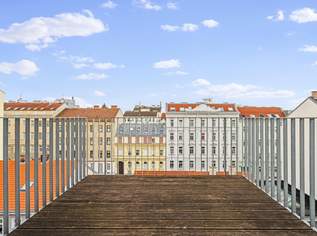 “Charmante 3-Zimmer-Maisonettewohnung im Dachgeschoß mit Balkon in Favoriten“, 449000 €, Immobilien-Wohnungen in 1100 Favoriten