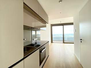 HOCHWERTIGES SINGLEAPARTMENT MIT TRAUMHAFTER FERNSICHT UND GROSSEM BALKON, 1195 €, Immobilien-Wohnungen in 1220 Donaustadt