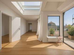 Edle Dachterrassenwohnung in Maisonetteform, unweit des Julius Tandlerplatzes-U4 einundert Meter entfernt und Blick auf den Kahlenberg 1090 Wien, 1390000 €, Immobilien-Wohnungen in 1090 Alsergrund