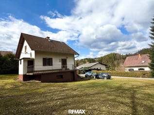 Idyllisches Wohnen im Grünen – Grundstück mit Sanierungspotenzial in St. Oswald, 165000 €, Immobilien-Häuser in 8113 Hochegg