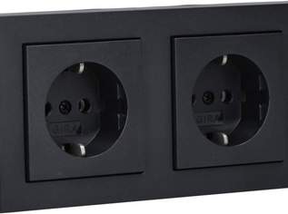 Doppel schwarze Steckdosen mit Abdeckleiste NEU, 15 €, Haus, Bau, Garten-Hausbau & Werkzeug in 1100 Favoriten