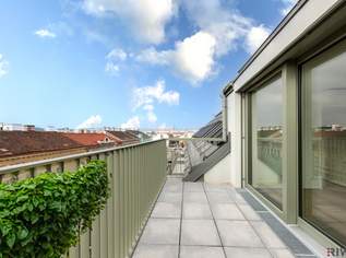 JETZT PROVISIONSFREI | DACHGESCHOSS-ERSTBEZUG mit ca. 10 m² TERRASSE | Fernwärme | TG-Stellplatz optional | Nachhaltiges Wohnbauprojekt, 427800 €, Immobilien-Wohnungen in 1120 Meidling