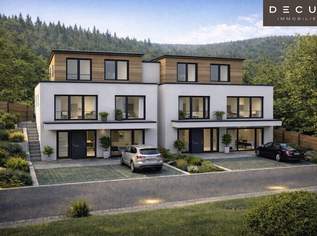 | Exklusives Doppelhaus am Bartberg in Pressbaum | Panoramalage mit Blick auf den Wienerwaldsee & direkter Waldrandlage | Schlüsselfertig |, 690000 €, Immobilien-Häuser in Niederösterreich