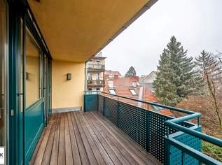 Schöne 3 Zimmer Wohnung mit separater Küche & Esszimmer & Balkon in sehr gutem Zustand - Grünblick - ab sofort - nahe Türkenschanzpark/Gersthof, 2300 €, Immobilien-Wohnungen in 1180 Währing
