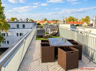 Moderne 3-Zi-Dachgeschosswohnung mit Rundumblick-Terrasse, Klimaanlage & Tiefgarage in Leopoldsdorf!, 1550 €, Immobilien-Wohnungen in 2333 Gemeinde Leopoldsdorf