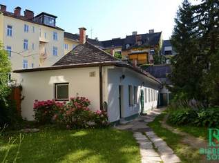Interessantes Hofgebäude im Grünen - Mitten in der Stadt - Blick ins Grüne! Vielseitig nutzbar, 690 €, Immobilien-Gewerbeobjekte in 9020 