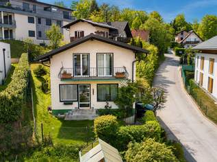 Panoramablick über Velden bis zum Wörthersee – stilvolles Haus mit Charakte, 449000 €, Immobilien-Häuser in 9220 Oberjeserz