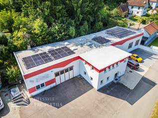 Attraktives Gewerbejuwel: Lagerhalle + Büroflächen mit Photovoltaik direkt am Bahnhof, 399000 €, Immobilien-Gewerbeobjekte in 3571 Thunau am Kamp