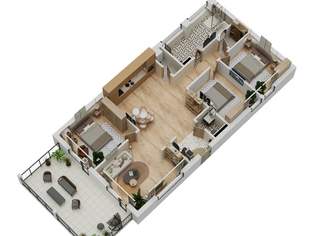 Generalsanierter 4-Zimmer Erstbezug mit moderner Ausstattung!, 1089 €, Immobilien-Wohnungen in 2171 Herrnbaumgarten