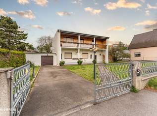 Sonnige Liegenschaft mit Traumgarten, Pool und Grillplatz - Schneebergblick vom Balkon, 465000 €, Immobilien-Häuser in 2542 Kottingbrunn