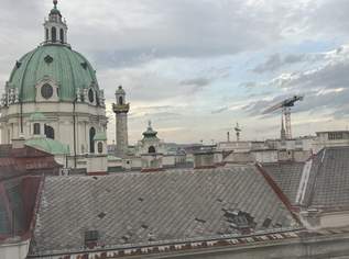 Exklusives Dachgeschossbüro nahe dem Wiener Schwarzenbergplatz – Stil trifft Lage. | ZELLMANN IMMOBILIEN, 2824.92 €, Immobilien-Gewerbeobjekte in 1040 Wieden