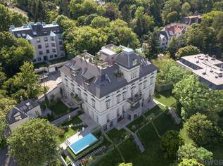 Herrschaftliche Wohnung in historischer Villa | über 440m² Garten & möglicher Infinity Pool | ca. 4,40 m Raumhöhe | sanierungsbedürftig | U-Bahnnähe, 1500000 €, Immobilien-Wohnungen in 1130 Hietzing