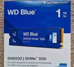1 TB NVMe Gen 4.0  SSD 2280 von WD blue, 5150 Mb/s - neu & ovp, 145 €, Marktplatz-Computer, Handys & Software in 3100 St. Pölten