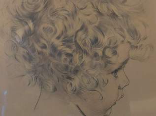 Hedwig v. Schlieben, Mädchenkopf mit gelocktem Haar" (ca. 3 Jahre alt) ca. 1930, orginal Unterzeichnung , 220 €, Marktplatz-Antiquitäten, Sammlerobjekte & Kunst in 1210 Floridsdorf Hedwig v. Schlieben, Mädchenkopf mit gelocktem Haar" (ca. 3 Jahre alt) ca. 1930, orginal Unterzeichnung , 220 €, Marktplatz-Antiquitäten, Sammlerobjekte & Kunst in 1210 Floridsdorf