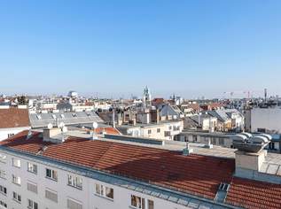 City Living Deluxe – Dachgeschoss-Maisonette mit Terrasse im 6. Bezirk! Nahe U4, 695000 €, Immobilien-Wohnungen in 1060 Mariahilf