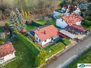Den Sommer genießen - Ihr charmantes Eigenheim im Wienerwald mit wunderschönem Garten wartet auf Sie!, 399000 €, Immobilien-Häuser in 3434 Wilfersdorf