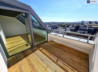 Traumhafter Blick auf das Schloss Schönbrunn - Neuer Preis! Happy to be here! Lichtdurchflutet + Super hohe Räume im Dachgeschoss + Terrasse mit Fernblick + Beste Infrastruktur und Anbindung!, 789000 €, Immobilien-Wohnungen in 1150 Rudolfsheim-Fünfhaus