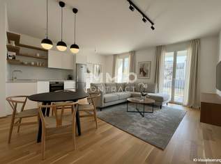 Zentral begehbare 3-Zimmer-Wohnung mit zwei Balkonen & Ost-West-Ausrichtung – BEIM DONAUUFER, 495600 €, Immobilien-Wohnungen in 1210 Floridsdorf