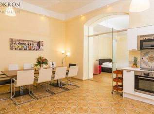 Repräsentative Kanzlei oder Praxis mit Wohnung (derzeit Kurzzeit-Mietwohnung mit 5% Rendite), 2000000 €, Immobilien-Wohnungen in 1010 Innere Stadt