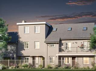 Wohnen im Grünen in Breitenlee nahe dem Paischerwasser - Erstbezugs -Reihenhäuser, 474017 €, Immobilien-Häuser in 1220 Donaustadt