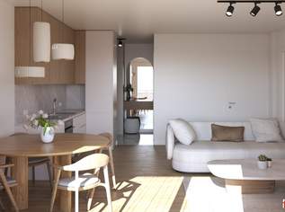 PROVISIONSFREI-Charmante 2-Zimmer-Wohnung mit Balkon und Eigengarten, 471592 €, Immobilien-Wohnungen in 1230 Liesing