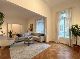 Traumhafte 4-Zimmer-Altbauwohnung mit Balkon, Loggia & 2 Bädern in 1030!, 6094.89 €, Immobilien-Wohnungen in 1030 Landstraße