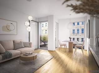 ERSTBEZUG mit Loggia | 2-Zimmer Neubauwohnung | Fernwärme | Fassadenbegrünung | TG-Stellplatz optional | Nachhaltiges Wohnbauprojekt, 270300 €, Immobilien-Wohnungen in 1170 Hernals