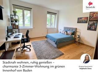 Ruhige Innenhoflage trifft Stadtflair – 3-Zimmer-Wohnung nahe Zentrum Baden, 310400 €, Immobilien-Wohnungen in 2500 Gemeinde Baden