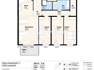 Erstbezug 4 Zimmer Wohnung, 500000 €, Immobilien-Wohnungen in 2326 Gemeinde Lanzendorf