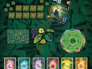 EXIT - Das Spiel Kids - Rätselspaß im Dschungel, Rätselspiel ab 5 Jahre für 1-4 Kinder - OVP